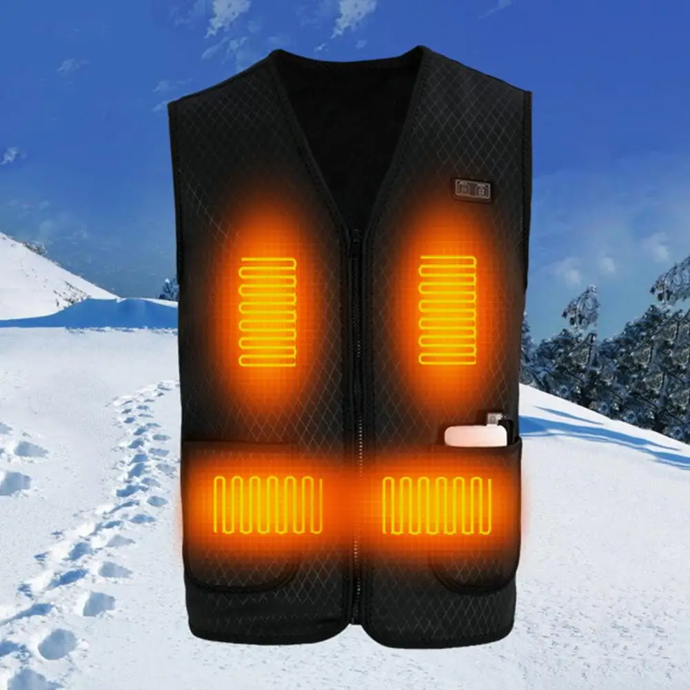 

Electric Waistcoat Pockets Power Saving Intelligent Electric Heating USB Warm Vest Thermal Waistcoat USB Heating Vest