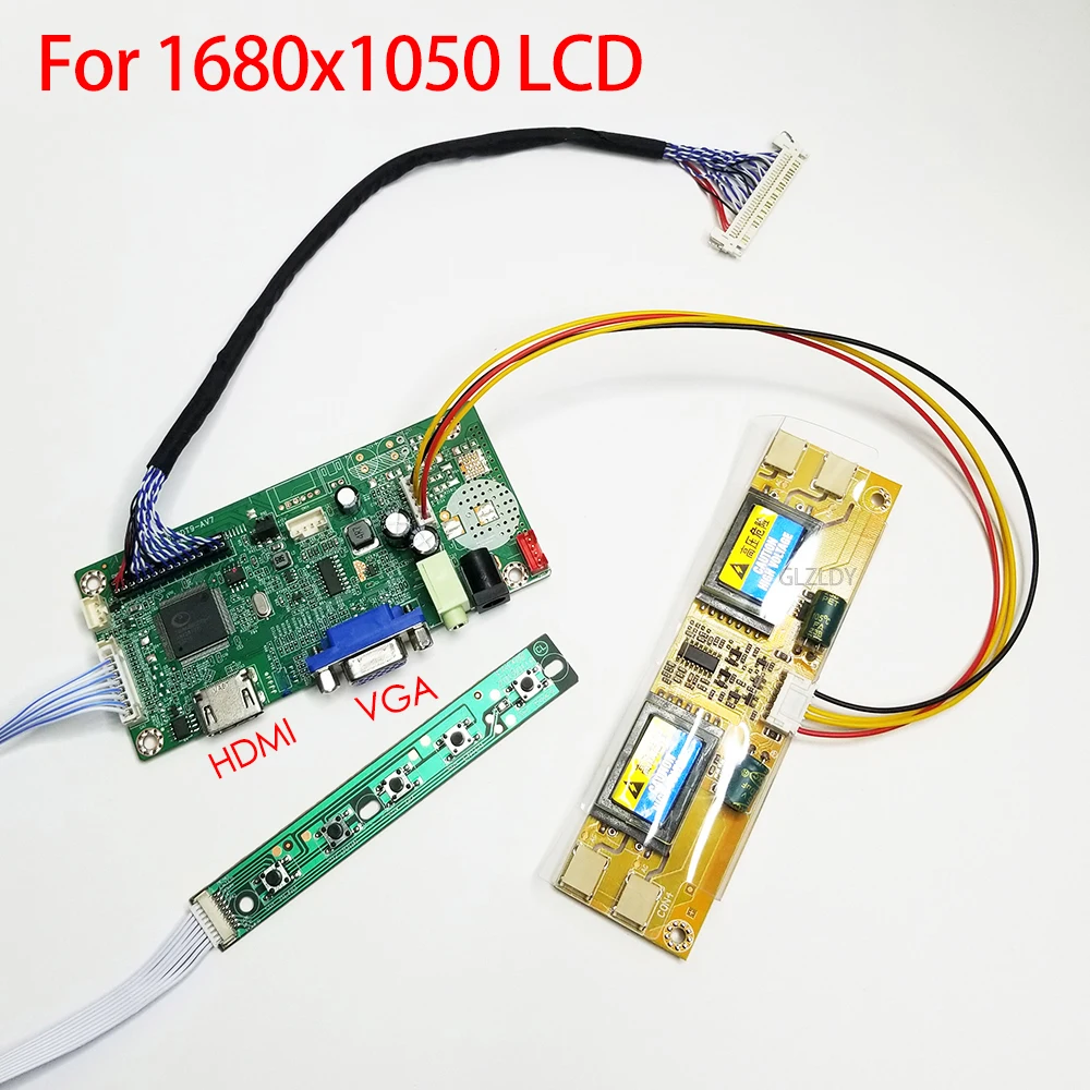Плата драйвера контроллера комплект HDMI + VGA для LM220WE1-TLE1 LTM220M1-L01 M220EW01 V.0 1680x1050