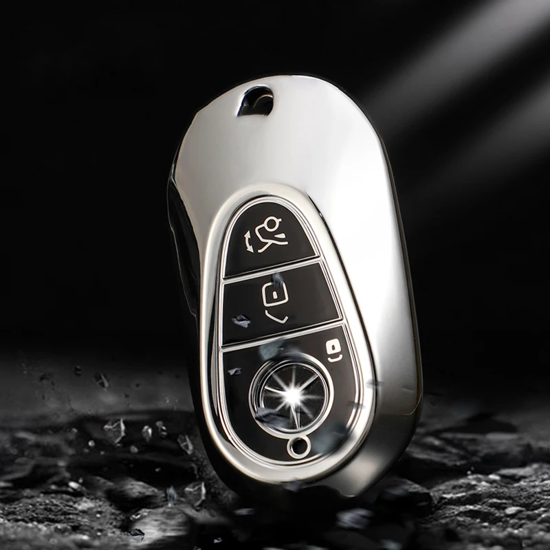 

Key Case for Car for Mercedes Benz W223 S400 S450 S300 S500 S350 S class TPU Ring Protect Remote Key Shell Cover