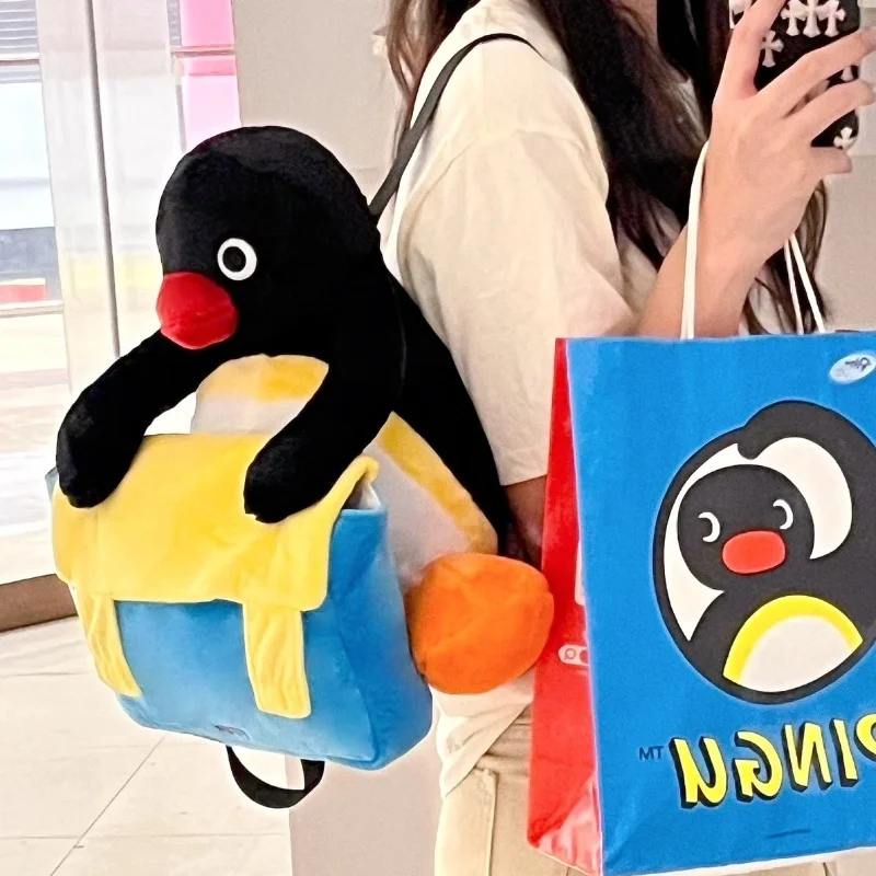Популярная модель милый маленький пингвин плюшевая игрушка сумка для куклы