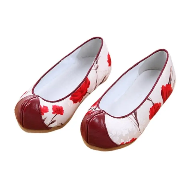 Kids Embroidered Shoes Traditional Hanbok Embroidered Hook Shoes Birthday Girl Hanfu Shoes