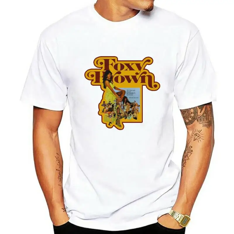 

70 Blaxploitation Classic Foxy Brown Poster Art custom tee Any Size Any Color