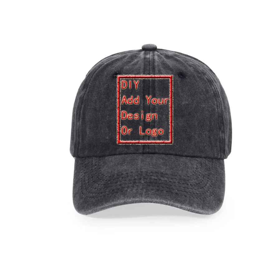 

Промытая декорированная бейсбольная кепка для весны и лета, модная мужская бейсбольная кепка для улицы, простая винтажная Повседневная Женская кепка на заказ