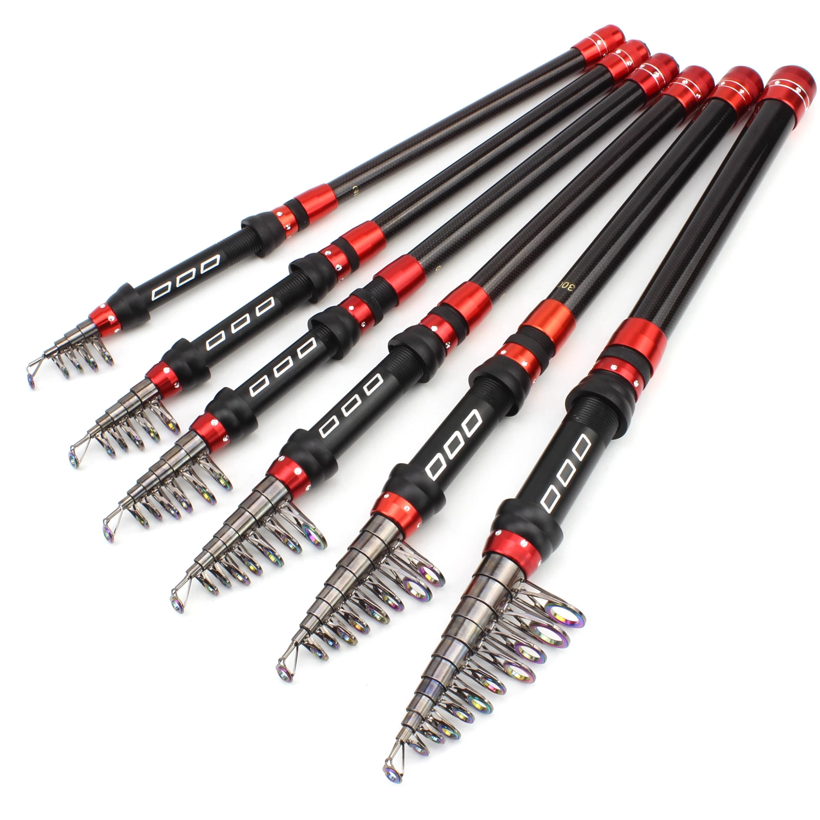 

Складная удочка для морской рыбалки из углеродного волокна, 3,6-м, сверхкороткая литая Удочка длиной 40 см, удочка для ловли форели, окуня и кар...