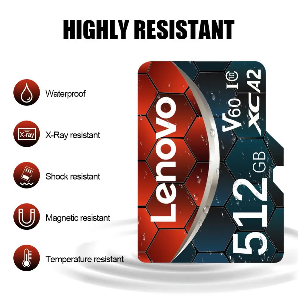 Оригинальная карта памяти Lenovo 1TB 2TB Micro TF SD, высокоскоростная карта памяти A2 V60, 128G, 256 ГБ, 512 ГБ для Nintendo Switch Ps4, Ps5, игровая SD-карта (art.: 3920c8151cc0a) - 3920c8151cc0a