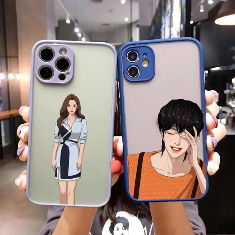 

Korean Drama True Beauty Phone Case Matte Translucent For IPhone 12Pro 13 11 Pro Max Mini Xs X Xr 7 8 6 6s Plus Se 2020 Cover