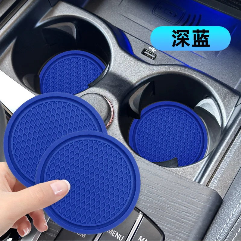 

2 шт., автомобильная нескользящая подставка для чашки с водой, украшение со стразами, авто интерьер для полезных вещей для автомобилей, автомобильные украшения в виде утки, интерьер