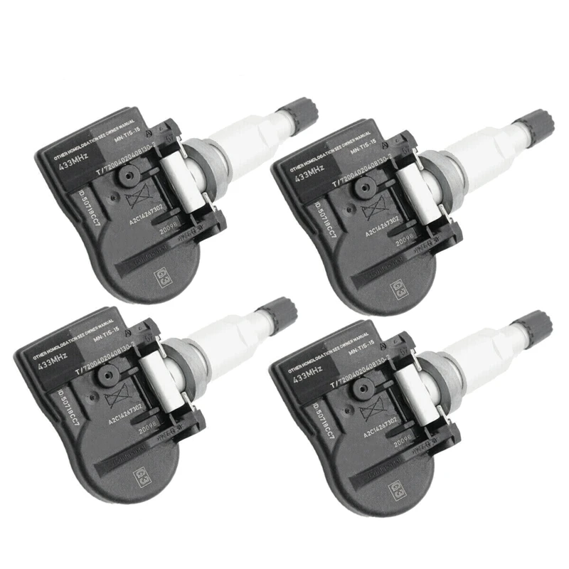 

4Pcs TPMS Tire Pressure Monitoring Sensor 52933-D4100 for Hyundai Santa Fe Sport Veloster Kia Optima Sorento Soul 16-20