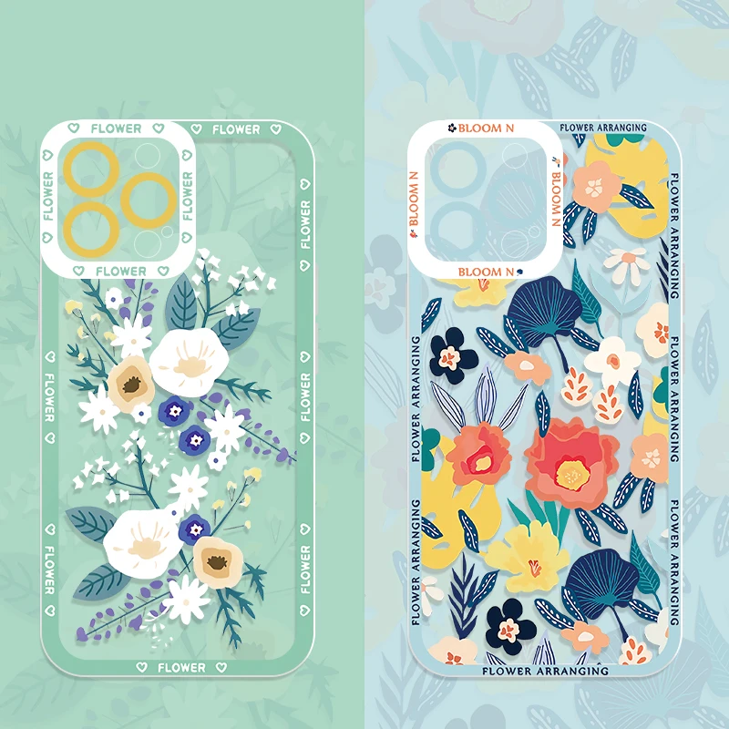 

flower Case For Xiaomi 13 Lite 11 12 Lite 12x 11T 12T Pro POCO X5 Pro X3 X4 Pro X3 X4 GT X3 NFC M5s M4 Pro M2 M3 Pro F4 C40