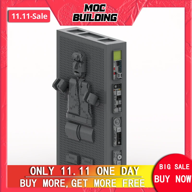 

Star Movie Scene MOC HanSolo in Carbonite Mega Figure Building Block Collector Model Bricks DIY Assembled Toy Gift MOC-94303