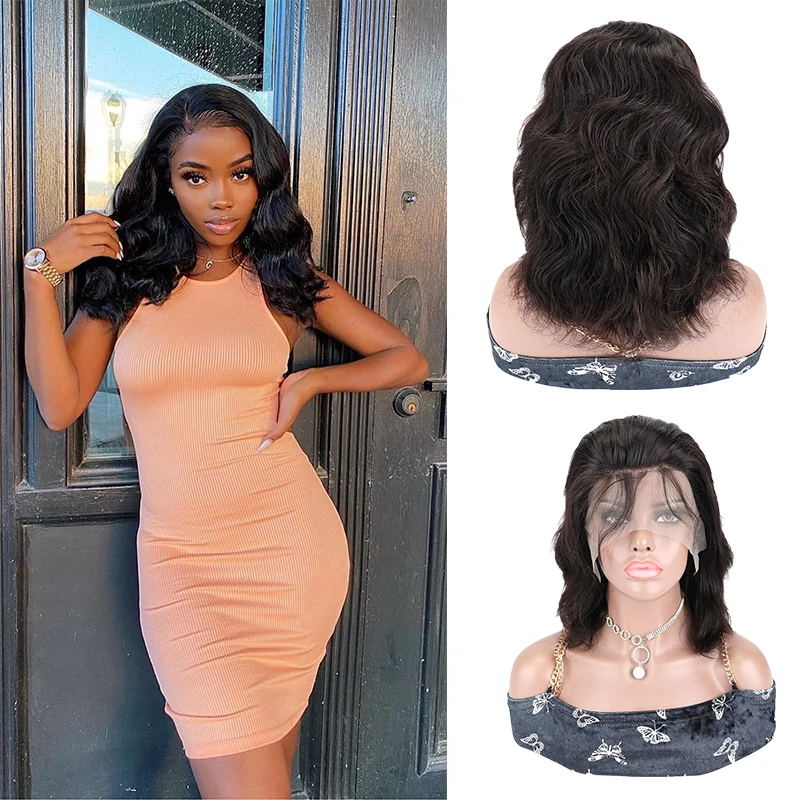 ESTY 13X4X4 Lace Frontal Wigs 180% Virgin Brazilian Hair Lace Closure Human Hair Wig Women Body Wave Lace Patchwork Hair Set