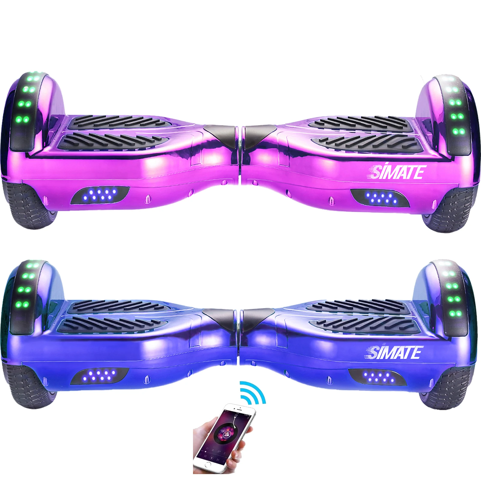 

6.5 Inch Self Balance Hoverboards for Children LED Light CE UL2272 P6 Hover Electric Scooter