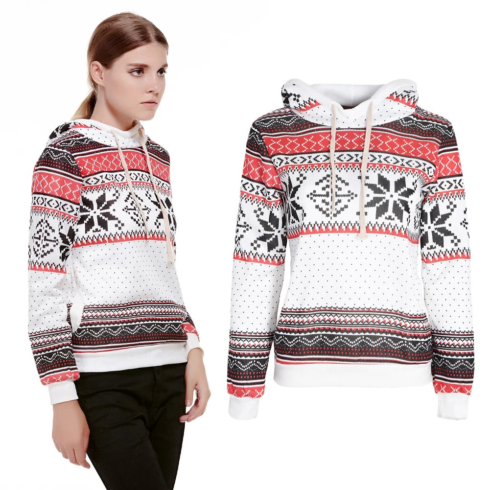 

Womens Winter Hoodie Sweatshirt Jumper Sweater Hooded Autumn Winter Woman Hoodies Female Jumper