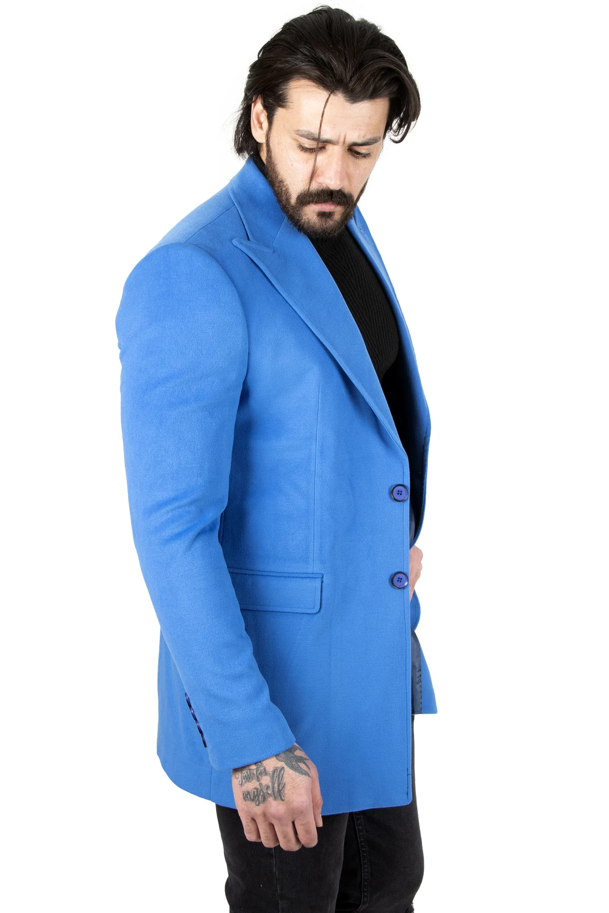 DeepSEA wide collar narrow cut cachet coat 2202000