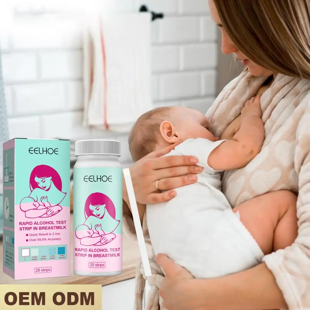 

Easy to Use Home Supplies Nursing Mother Breast Milk Alcohol Test Strip for Home
