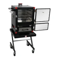 portable barbecue grill fire box is suitable for household outdoor barbecue tools 32 inch charcoal cabinet smoker