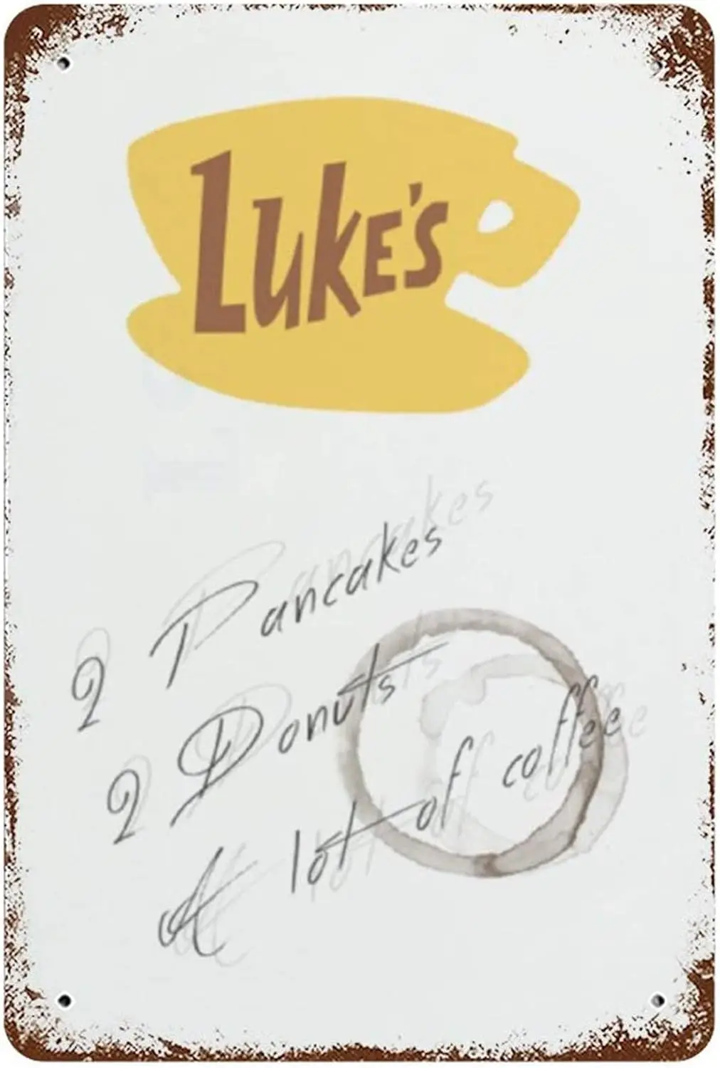 

Gilmore Girls Sign, Retro Tin Signs for Store, Bar, Home Decoration Retro Tin Sign for Kitchen Wall Home Decor Metal Wall Art Ti