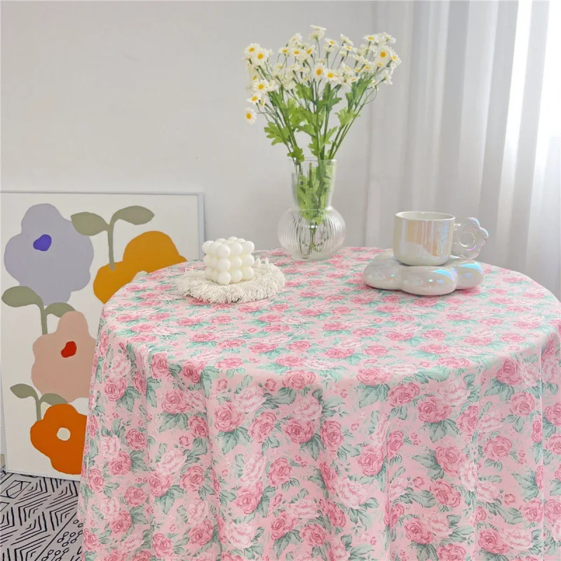 

In tablecloths flannel flower book tablecloth dormitory room desk desk_DAN249