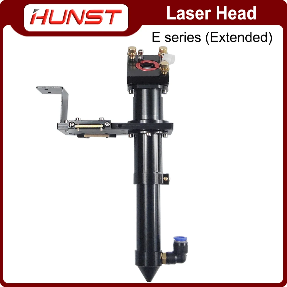 Hunst CO2 Laser Head E Series (Extended) for Lens D20MM FL50.8 & 63.5 Mirror 25MM for Laser Engraving and Cutting Machine.