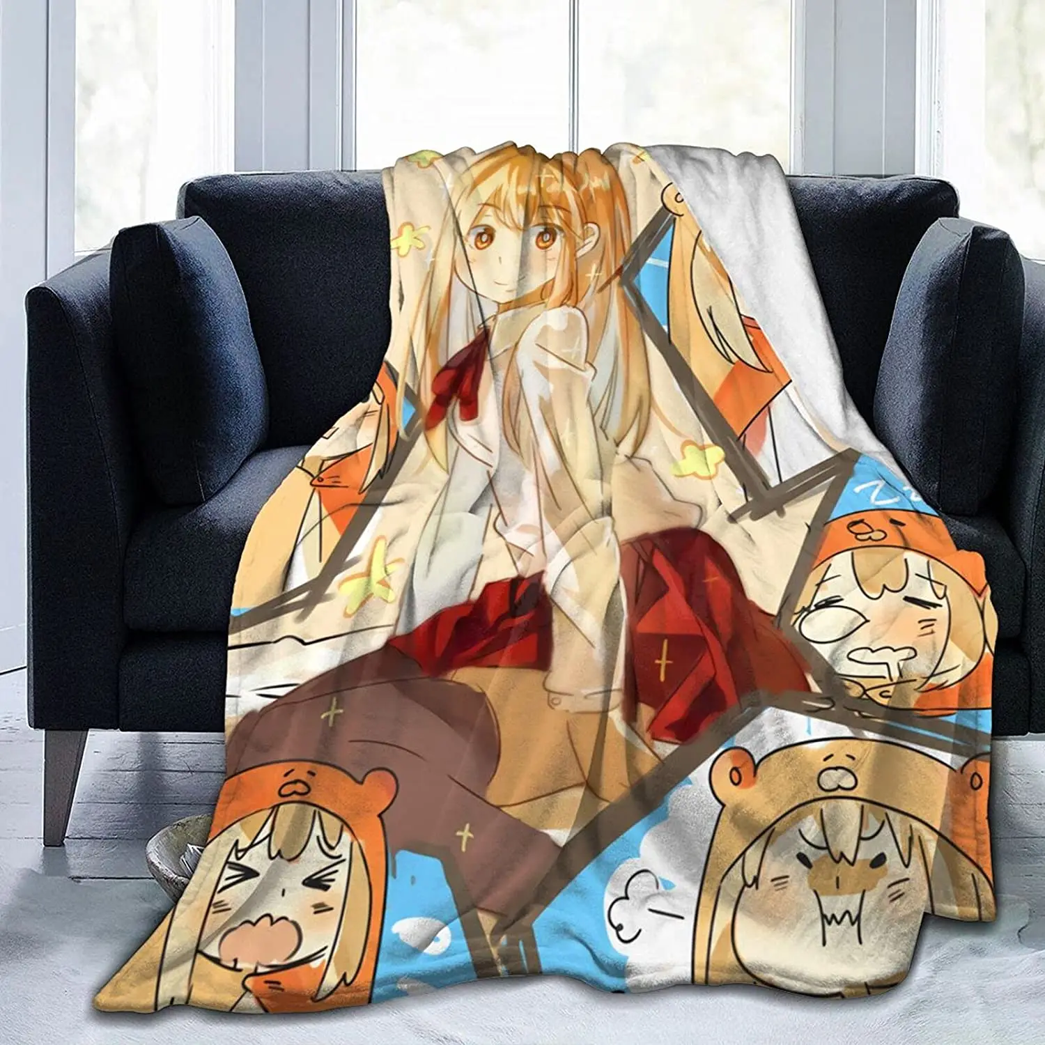 

Umaru DOMA Fluffy Soft and Comfortable Blanket, Anime Warm Embrace of Sympathy