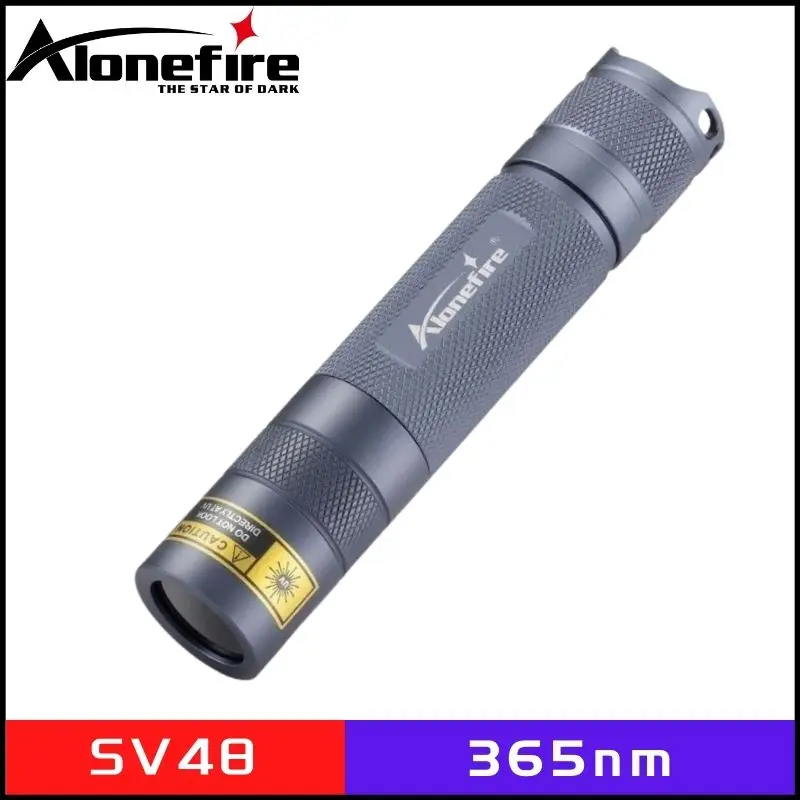 

Фонарик Alonefire SV48, Ультрафиолетовый светодиодный фонарь 365 нм, детектор черного света для обнаружения мочи собак