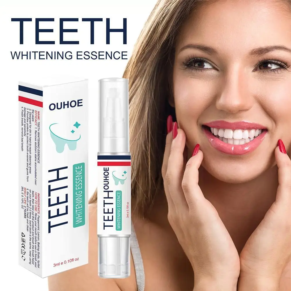

Teeth Whitening Essence Removes Plaque Stains Tooth Oral Pen White Serum Hygiene Cleaning Bleaching Teeth Z2D6