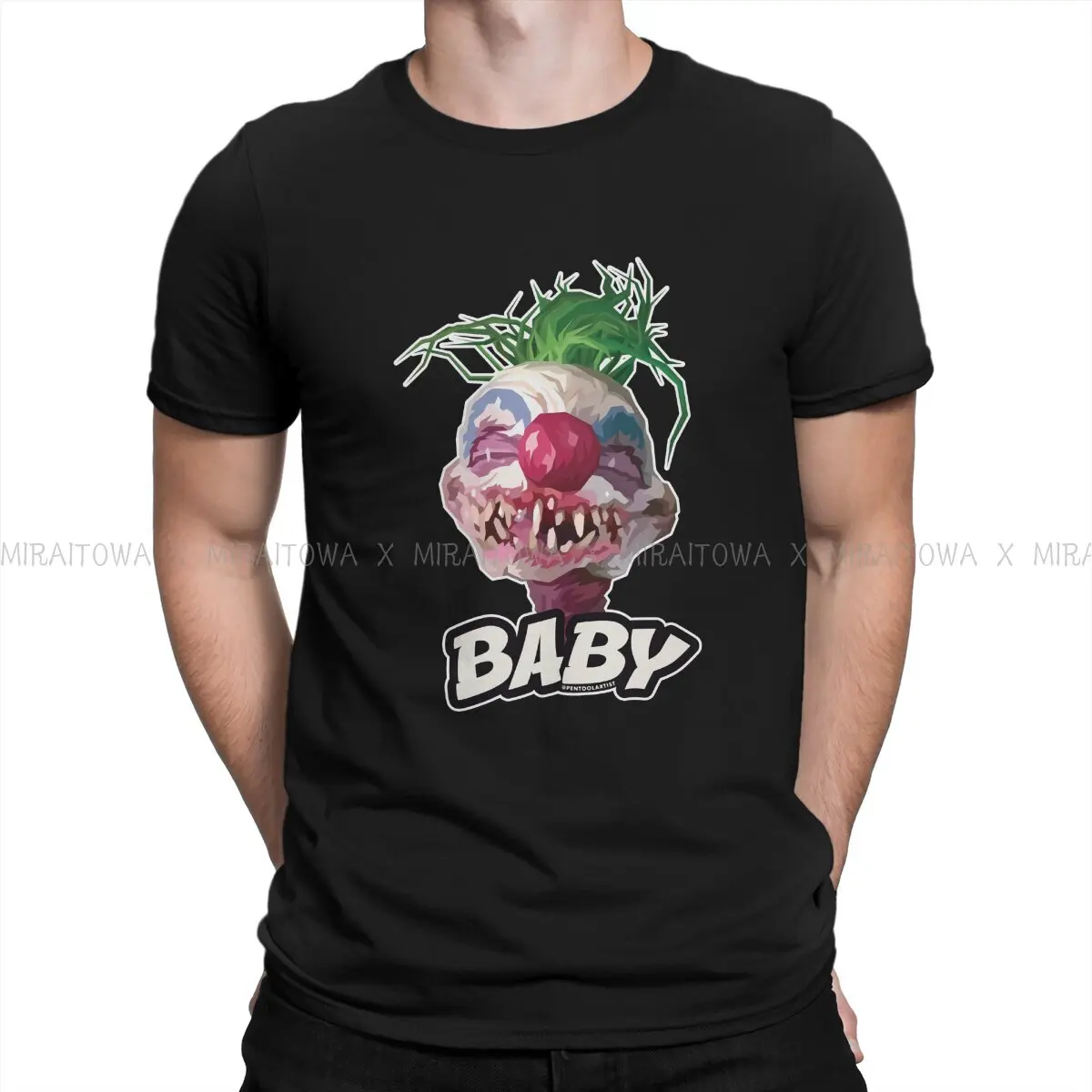 

Killer Klowns from Outer Space horror Film Creative TShirt for Men Baby Pure Cotton T Shirt Hip Hop Birthday Gifts Streetwear