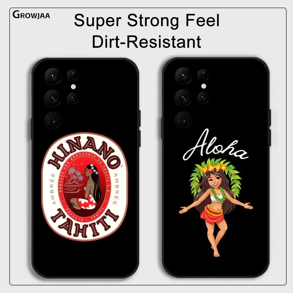 Чехол для телефона H-Hinano T-Tahiti Girl Samsung Galaxy S25 S24 S22 S23 Ultra S21 S20 Plus 5G защитный