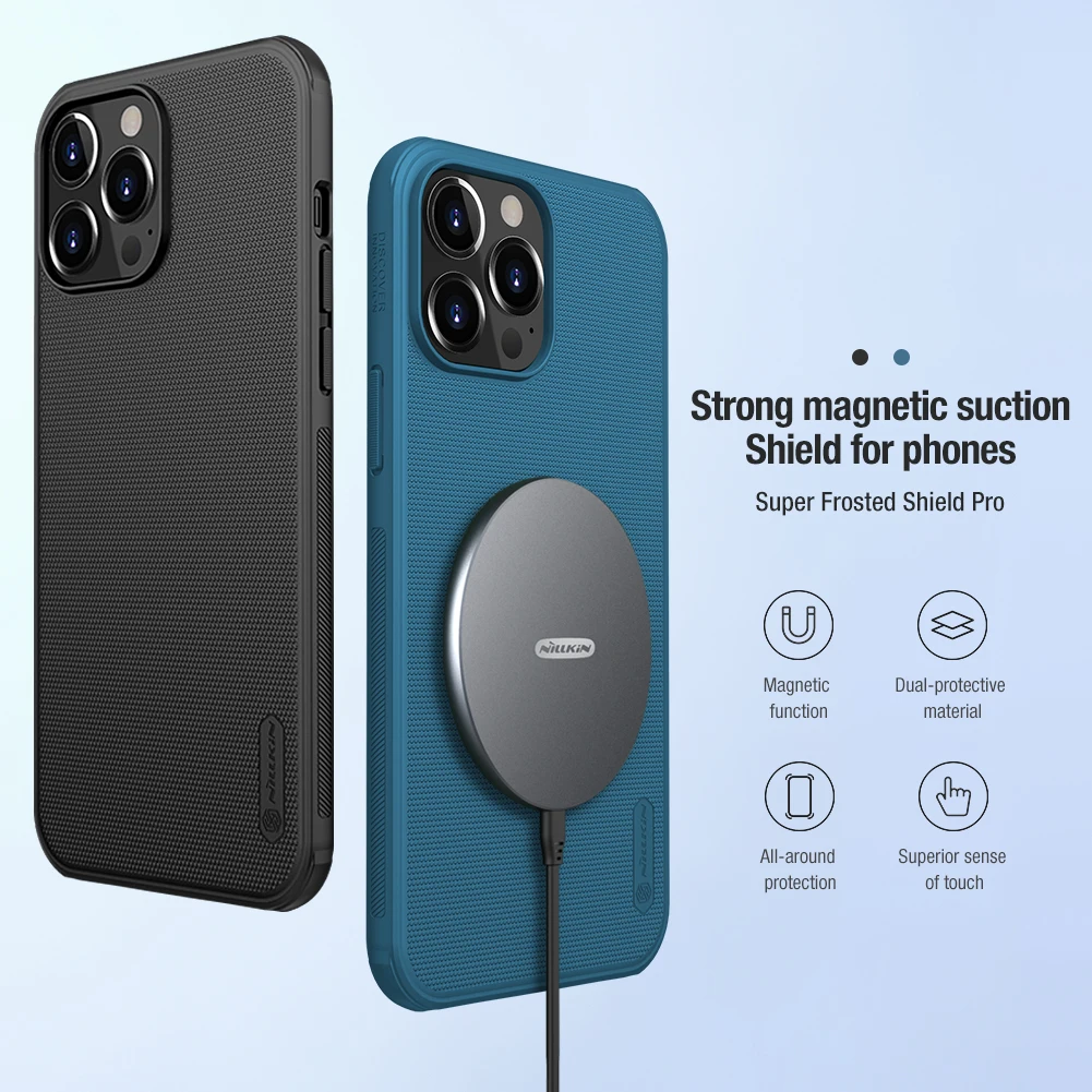 

Original Super Frosted Shield Pro Magnetic Case For iPhone 13 Pro Max Hard PC Matte Back Cover For iPhone 13 Mini