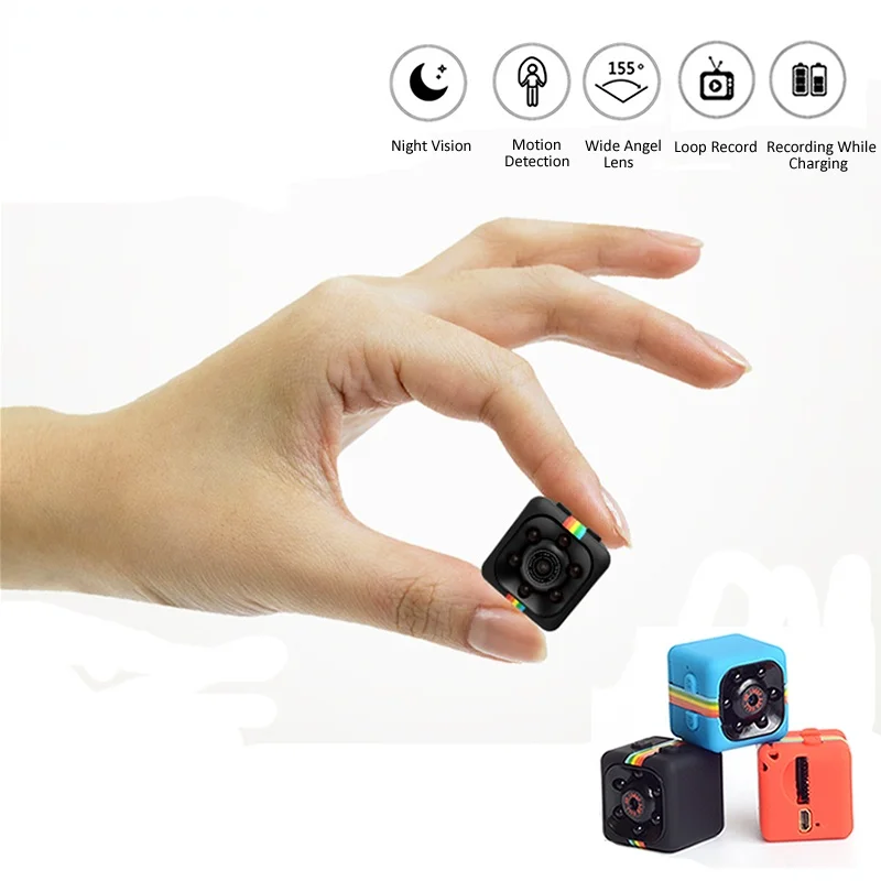 Веб-камера SQ11 HD мини-камера IP маленькая камера 1080P датчик ночного видения Видеокамера микро видеокамера DVR DV видеорегистратор