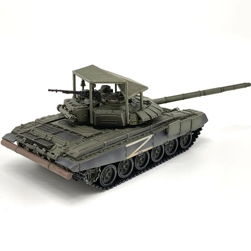Коллекционный Сувенирный Танк для взрослых модель T72 1/72 |