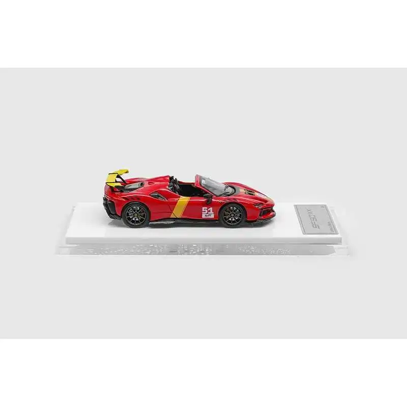 Фото DMH 1:64 SF90 XX SPIDER LeMans литая под давлением диорама модель автомобиля игрушка №4