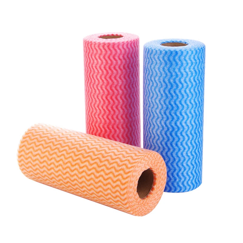 25 шт./рулон нетканые салфетки для чистки кухни |