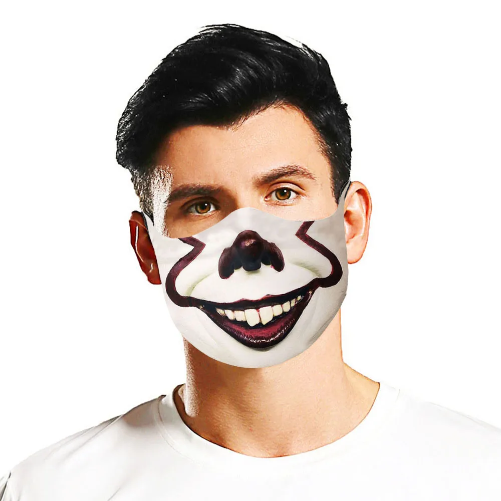 Смешные женские и мужские маски для косплея на Хэллоуин Майкла Майерса клоуна