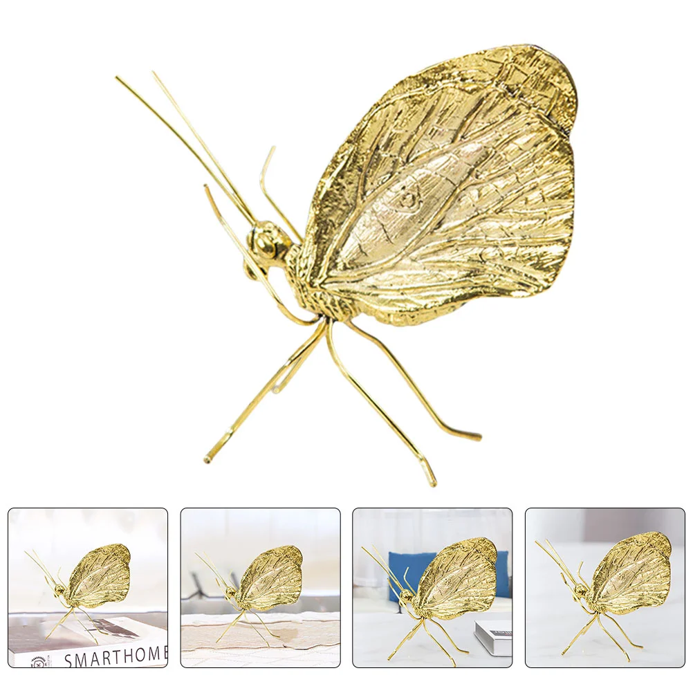

Metal Gold Decor Sculpture Animal Figurines Figurine Insect Butterflies Crafts Decorations Balloon Garland Kit Room