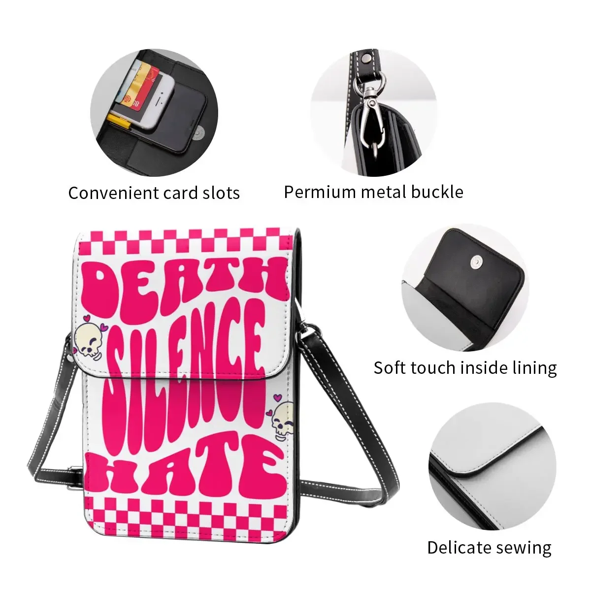 Забавная сумка через плечо с цитатами рабочая кожаная женская для ТВ-шоу