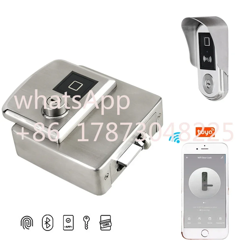 Умный замок tuya App BLE электронный цифровой отпечаток пальца обод дверной для