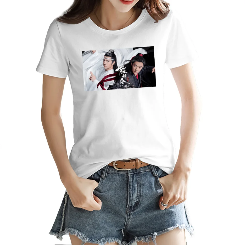 

The Untamed The Soundtrack Plasma MX Women's T-shirt Graphic White Joke Tops Tees European Size