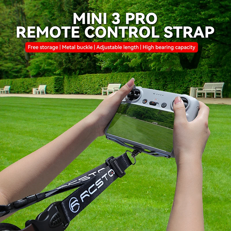 

for DJI RC Strap Metal Buckle Thin Neck Lanyard for DJI Mavic3/Air2/2s/Mini 3 Pro Remote Control with Screen Drone Accessories