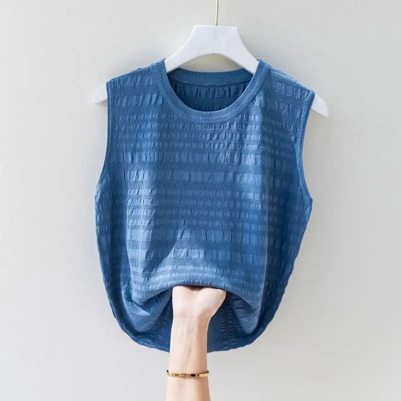 Женская одежда для офиса Женский однотонный пуловер с круглым вырезом футболка