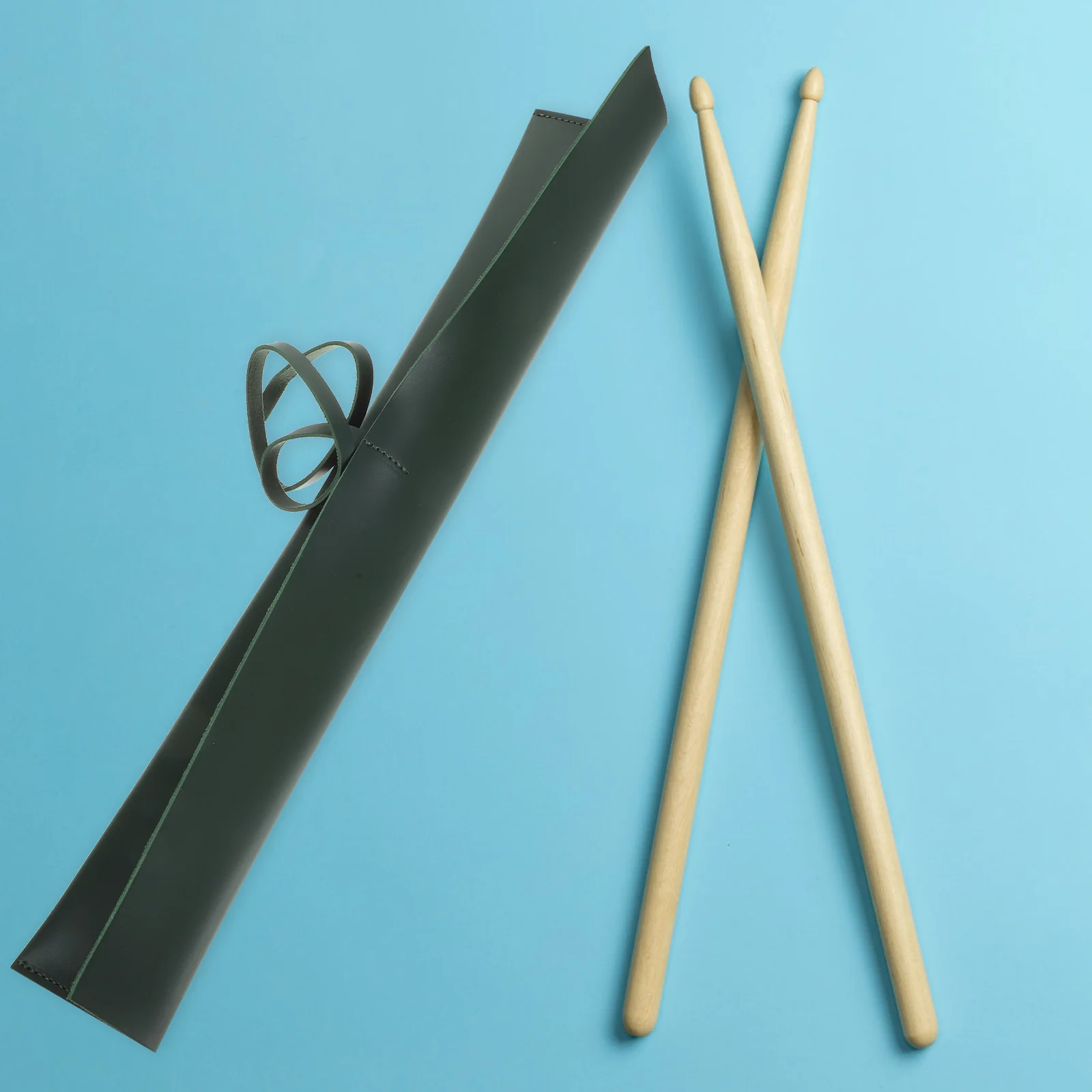 

Pu Drumstick Pocket Percussion Drum Mallet Bag Portable Drum Sticks Organizing Pouch Pouch