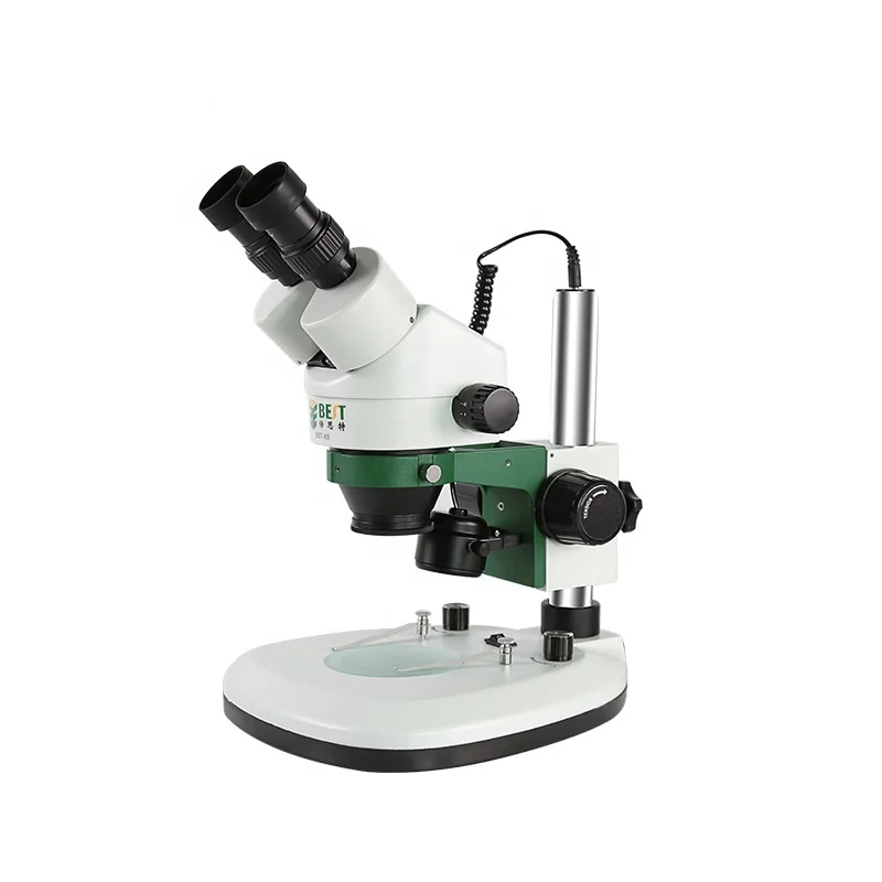 

7X-45X Adjustable Stand Trinocular Stereo Microscope Electronic For Industrial PCB Inspection Electronics Repair