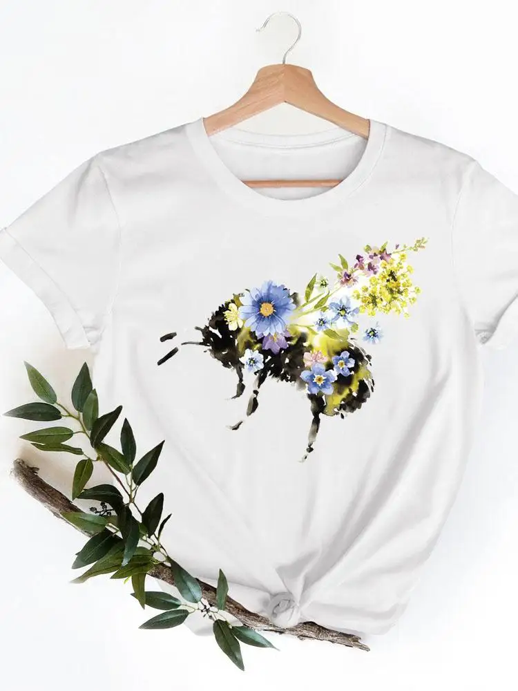 

Женская футболка с коротким рукавом и графическим принтом, в стиле 90-х