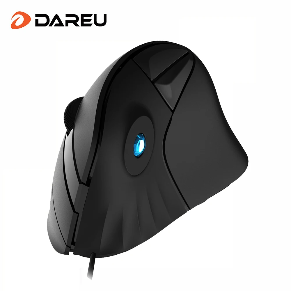 

DAREU Vertical Gaming Mouse 6400 DPI Ergonomic 1.8m Wired Mice Right Hand 6 Buttons Mouse for PC Laptop Computer