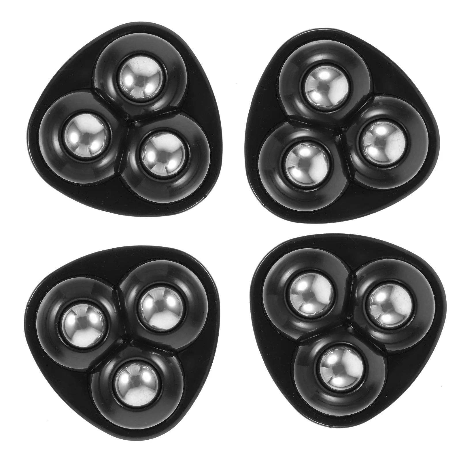 

4 Pcs Small Wheels Trash Can Self Adhesive Casters Appliance Kitchen Appliances Bin Sticky Accessories