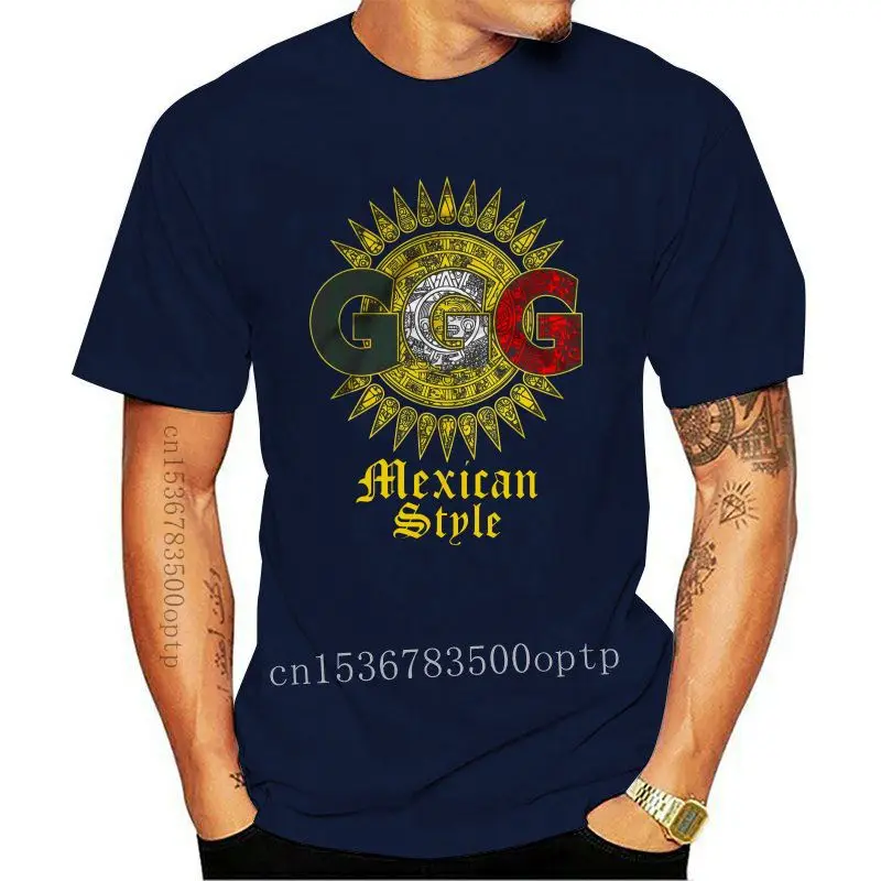 

Camiseta de Triple G para hombre y mujer, camisa de estilo mejicano, sol, nueva