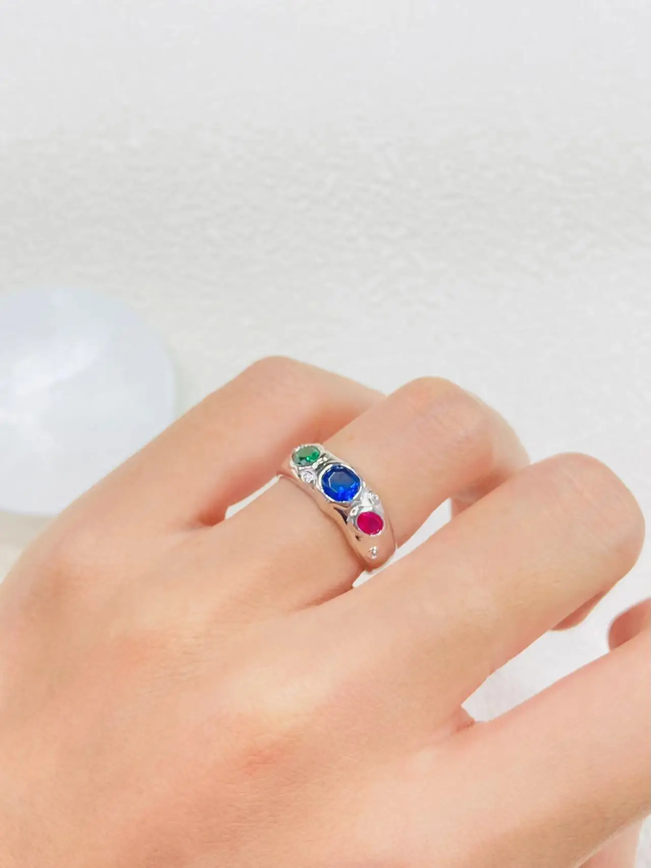 S925 Серебряное инкрустированное кольцо с драгоценным камнем циркониевые кольца