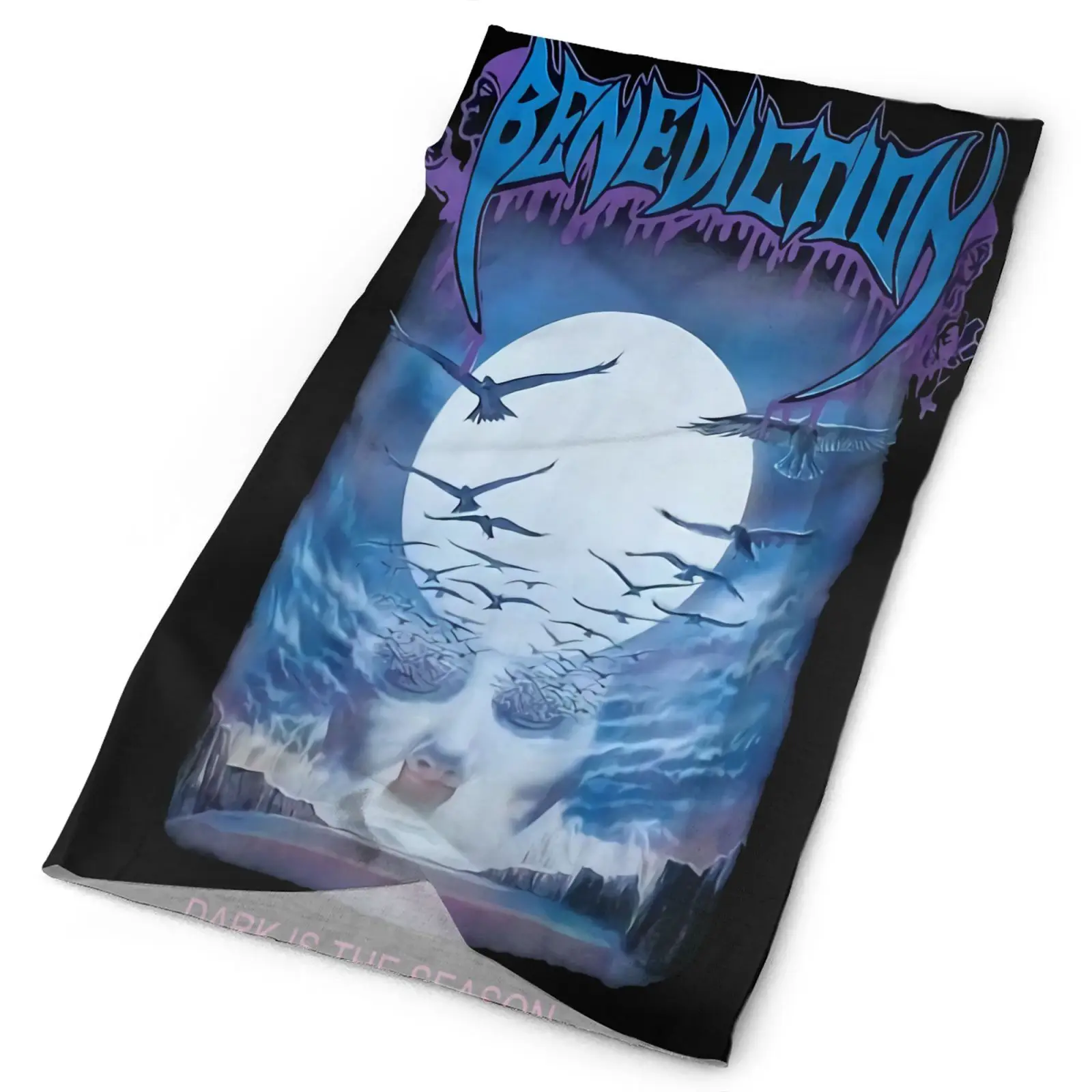 

Benediction Reprint Band C361 Men's Bandana Running Accessories For Snowboard Bandana With Ears Tactic Scarf Facemask Bandanas