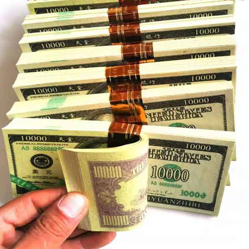

Billions Large Burns Paper Money Prop Dollar Ancestor Money Fake Dollars Banknotes Origina Billet Decoration Crafts EK50JZB