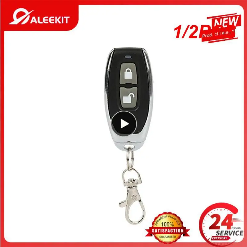 

1/2PCS Garage Remote Control 433MHz 433.92MHz Clone Fixed Code 433 MHZ Garage Door Opener Remote Copier 433.92